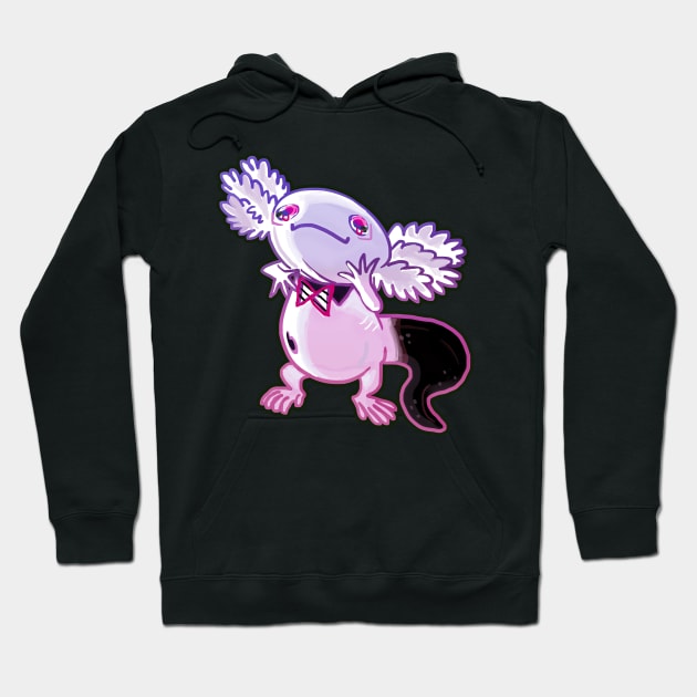 Axolotl mud puppy Hoodie by Angsty-angst